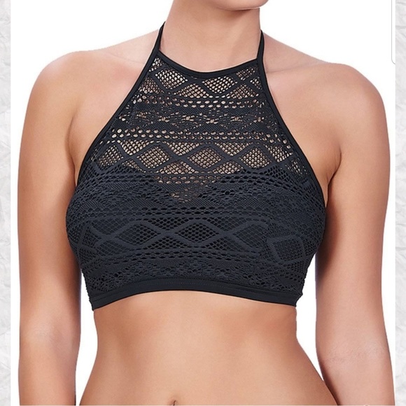 freya sundance high neck bikini top